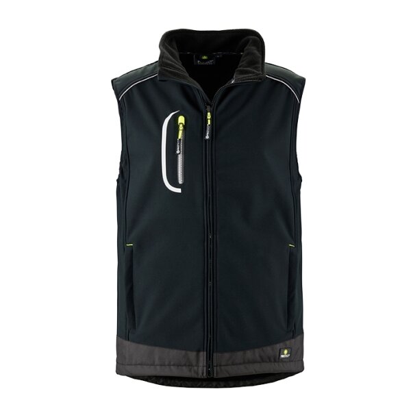 4PROTECT® Softshellweste IDAHO schwarz 3322