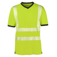4PROTECT® Warnschutz UV-T-Shirt MIAMI leuchtgelb/grau...