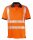 4PROTECT® Warnschutz UV-Poloshirt ORLANDO leuchtorange/grau 3433
