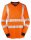 4PROTECT® Warnschutz-Langarm-UV-Shirt JACKSONVILLE leuchtorange/grau 3436