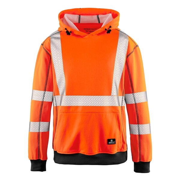 4PROTECT® Warnschutz UV-Hoodie Portland leuchtorange 3445