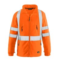 4PROTECT® Warnschutz-Fleecejacke SEATTLE leuchtorange...