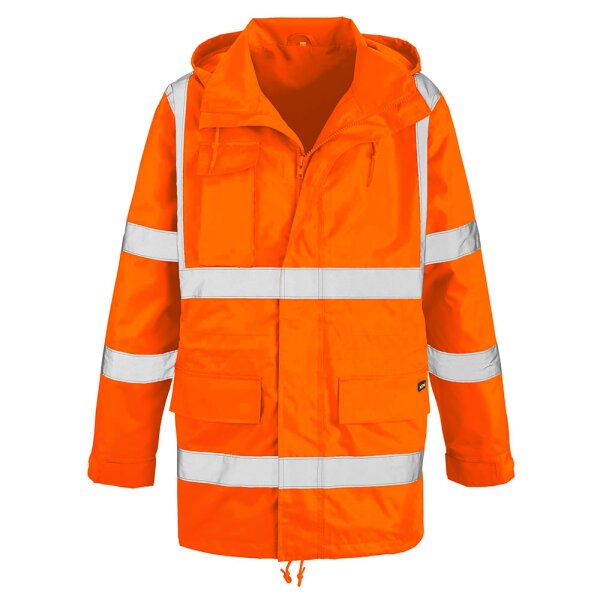 teXXor® Warnschutz-Regenjacke BARRIE leuchtorange 4102