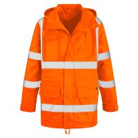 teXXor® Warnschutz-Regenjacke BARRIE leuchtorange 4102