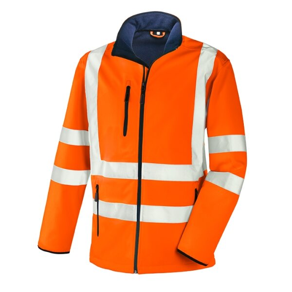 teXXor® Warnschutz-Softshelljacke NIAGARA leuchtorange 4104