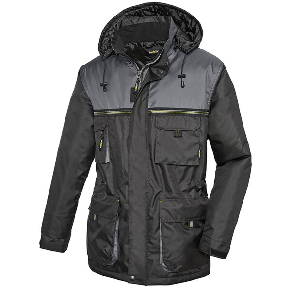 teXXor® Winter-Jacke YSTAD schwarz/grau 4133