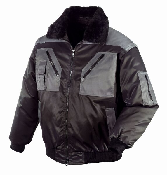 teXXor® Piloten-Jacke OSLO schwarz/anthrazit 4170
