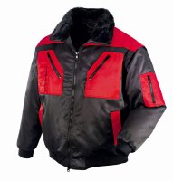 teXXor® Piloten-Jacke OSLO schwarz/rot 4180