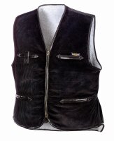 teXXor® Breitcordweste VEGA schwarz 4200