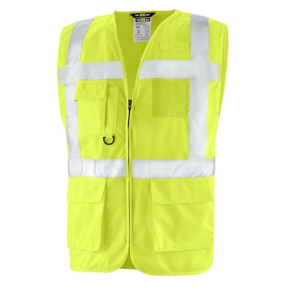 teXXor® Warnschutz-Weste DUNDAS leuchtgelb 4208