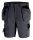 teXXor® Canvas (270 g/m²) Arbeits-Shorts BERMUDA grau/schwarz 4347