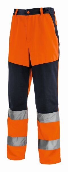 teXXor® Warnschutz-Bundhose ROCHESTER leuchtorange/navy 4355