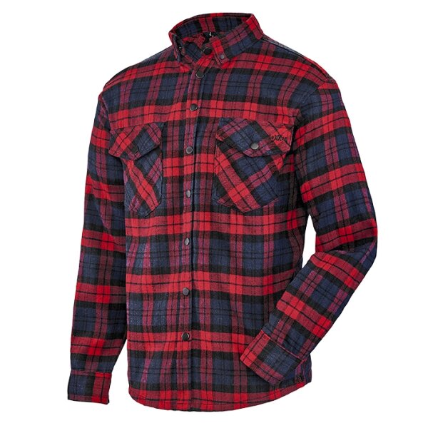 teXXor® Arbeitshemd SEATON rot/blau 4364