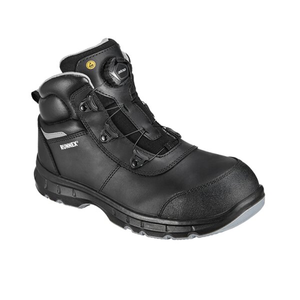 RUNNEX® S3S-ESD-Sicherheitsstiefel atop FlexStar schwarz/grau 5391