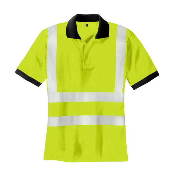 teXXor® Warnschutz Polo-Shirt SYLT leuchtgelb 7028