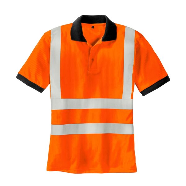 teXXor® Warnschutz Polo-Shirt SYLT leuchtorange 7029