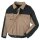 teXXor® Canvas (320 g/m²) Bundjacke RIO khaki/schwarz 8310