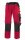 teXXor® Canvas (320 g/m²) 2-in-1 Bundhose TOBAGO rot/schwarz 8353