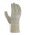 teXXor® Schweinsvollleder-Handschuhe DAMEN-PAWA Größe 8 Leder gelb, Drell weiß (1137-8)