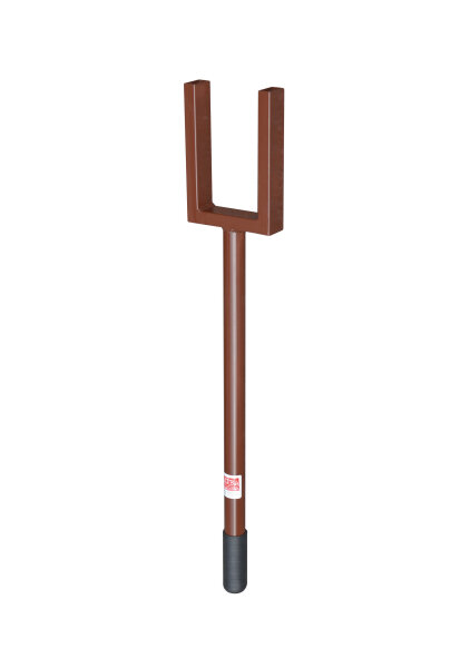 MÜBA Ausschalhebel für Holzschalungsträger 19465 lackiert, 81 cm Gesamtlänge, bis 3,0 m Deckenhöhe