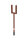 MÜBA Ausschalhebel für Holzschalungsträger 19465 lackiert, 81 cm Gesamtlänge, bis 3,0 m Deckenhöhe