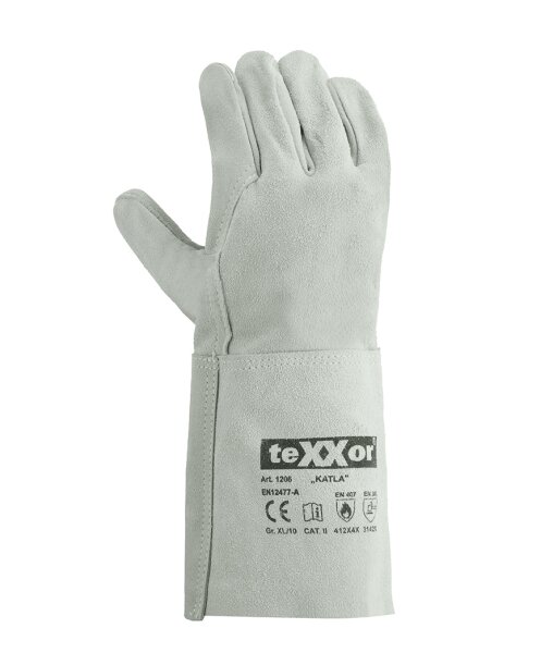 teXXor® Schweißerhandschuhe KATLA Größe 10 natur (1206-10)