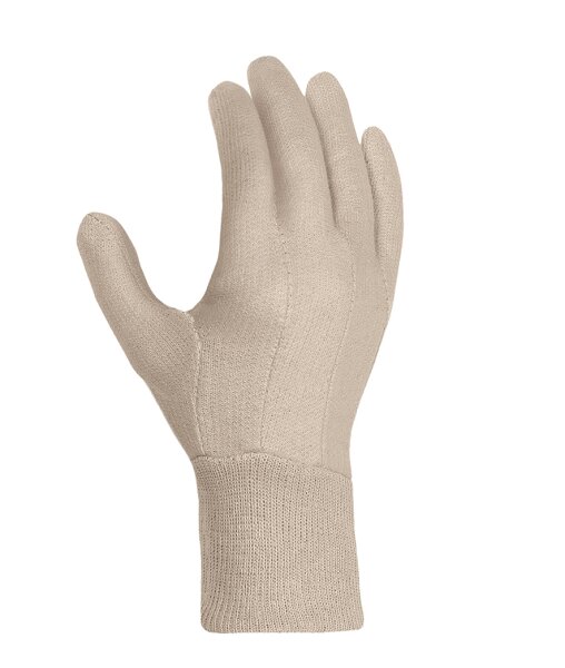 teXXor® Baumwolljersey-Handschuhe MITTELSCHWER Größe 10 rohweiß (1590-10)