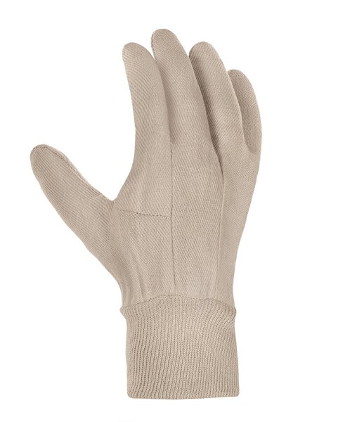 teXXor® Baumwoll-Handschuhe KÖPER Größe 10 rohweiß (1880-10)