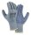 teXXor® Feinstrick-Handschuhe NYLON Größe 11 grau/blaue Noppen (1941-11)