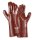 teXXor® topline Chemikalienschutz-Handschuhe PVC ROTBRAUN Größe 10 rotbraun (2111-10)