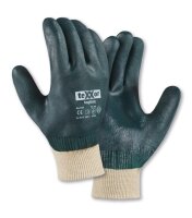 teXXor® PVC-Handschuhe GRÜN MIT STRICKBUND...