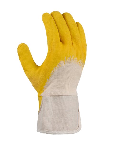 teXXor® Universalhandschuhe LATEXBESCHICHTET Größe 10 natur/gelb (2202-10)
