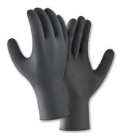 teXXor® Nitril-Einweg-Handschuhe schwarz UNGEPUDERT...