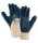 teXXor® Nitril-Handschuhe STRICKBUND Größe 9 beige/blau (2309-9)