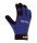 teXXor® topline Kunstleder-Handschuhe NAPLES, SB-Verpackung Größe 8 blau/schwarz (2500-8)