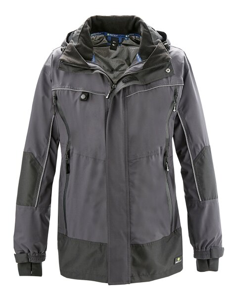 4PROTECT® Wetterschutz-Jacke PHILLY Größe 5XL grau/schwarz (3307-5XL)
