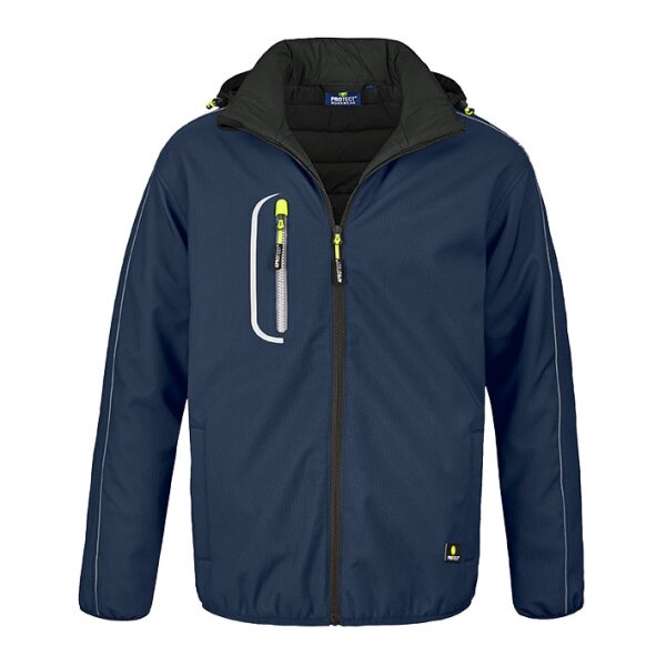 4PROTECT® Winter-Softshelljacke KNOXVILLE Größe 4XL navy (3386-4XL)