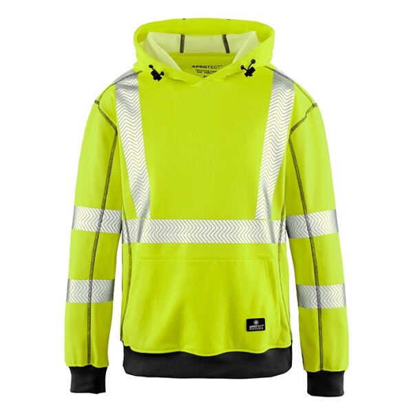 4PROTECT® Warnschutz UV-Hoodie Portland Größe S leuchtgelb (3446-S)