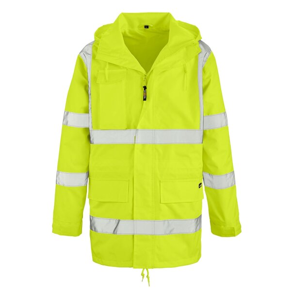 teXXor® Warnschutz-Regenjacke BARRIE Größe 3XL leuchtgelb (4101-3XL)
