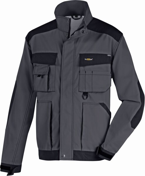 teXXor® Canvas (270 g/m²) Bundjacke ANTIGUA Größe 3XL grau/schwarz (4167-3XL)