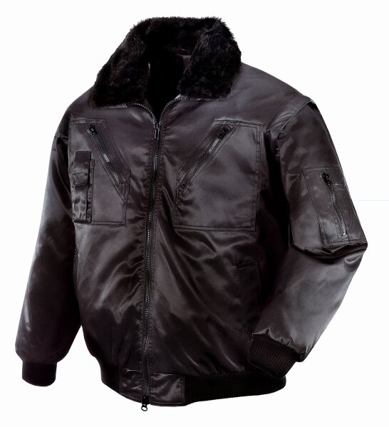 teXXor® Piloten-Jacke OSLO Größe XXL schwarz (4176-XXL)