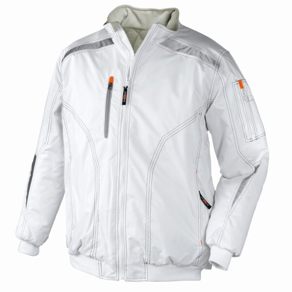 teXXor® Wasserdichte Piloten-Jacke FJORD Größe XL weiß (4184-XL)