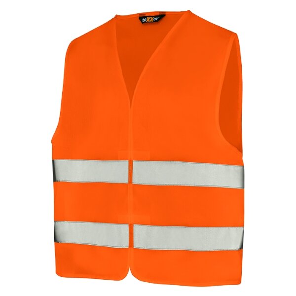 teXXor® Warnschutz-Weste HALIFAX Größe 0 leuchtorange (4204)