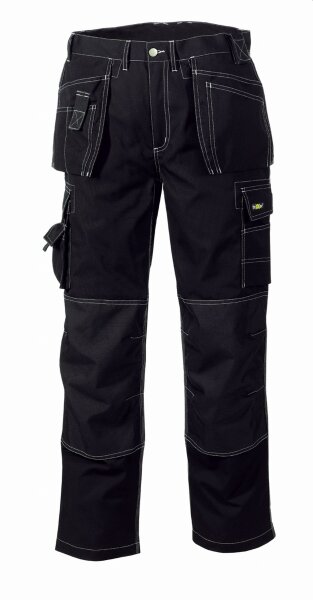 teXXor® Canvas (270 g/m²) Bundhose PANAMA Größe 46 schwarz/schwarz (4311-46)