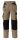 teXXor® Canvas (270 g/m²) Bundhose PANAMA Größe 50 khaki/schwarz (4312-50)
