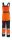 teXXor® Warnschutz-Latzhose BUFFALO Größe 48 leuchtorange/navy (4335-48)