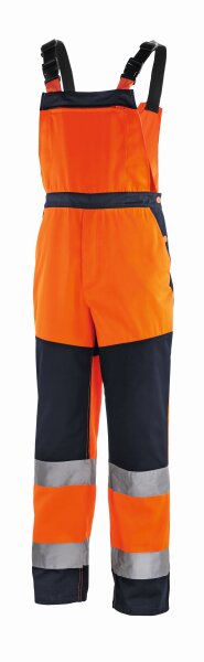 teXXor® Warnschutz-Latzhose BUFFALO Größe 52 leuchtorange/navy (4335-52)