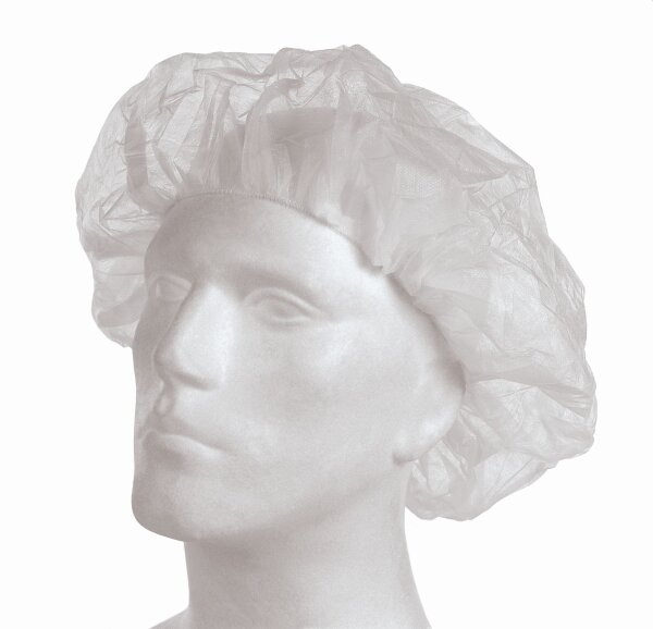 teXXor® PP-Einweg-Baretthaube Größe 0 weiß (4621)