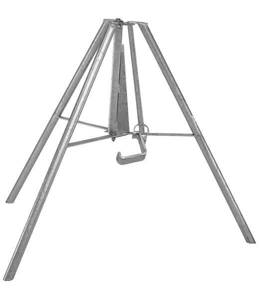 MÜBA Dreifußständer für Baustützen 19499 verzinkt, Ø 48-76 mm, schwenkbare Füße
