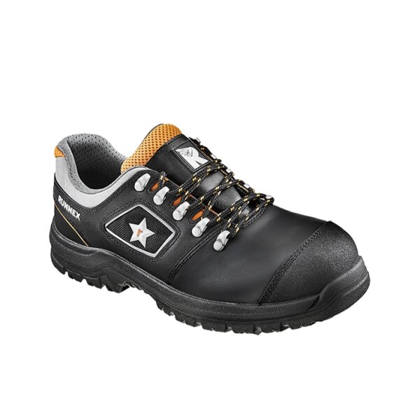 RUNNEX® S3-Sicherheitshalbschuhe TeamStar Größe 43 schwarz/orange (5307-43)